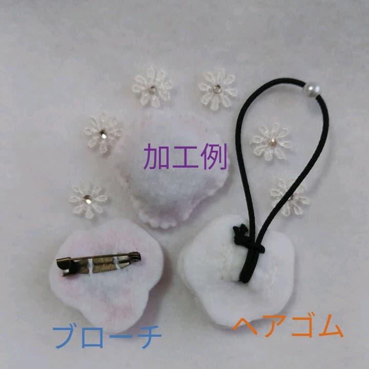 ♡風船ヘアゴムorブローチ