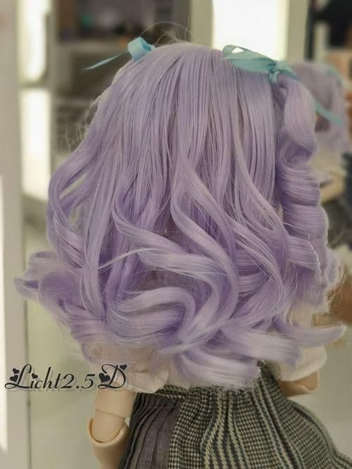 A28 BJD 1/3 人形 ドール　用ウィッグ カツラ 耐熱 ハンドメイド