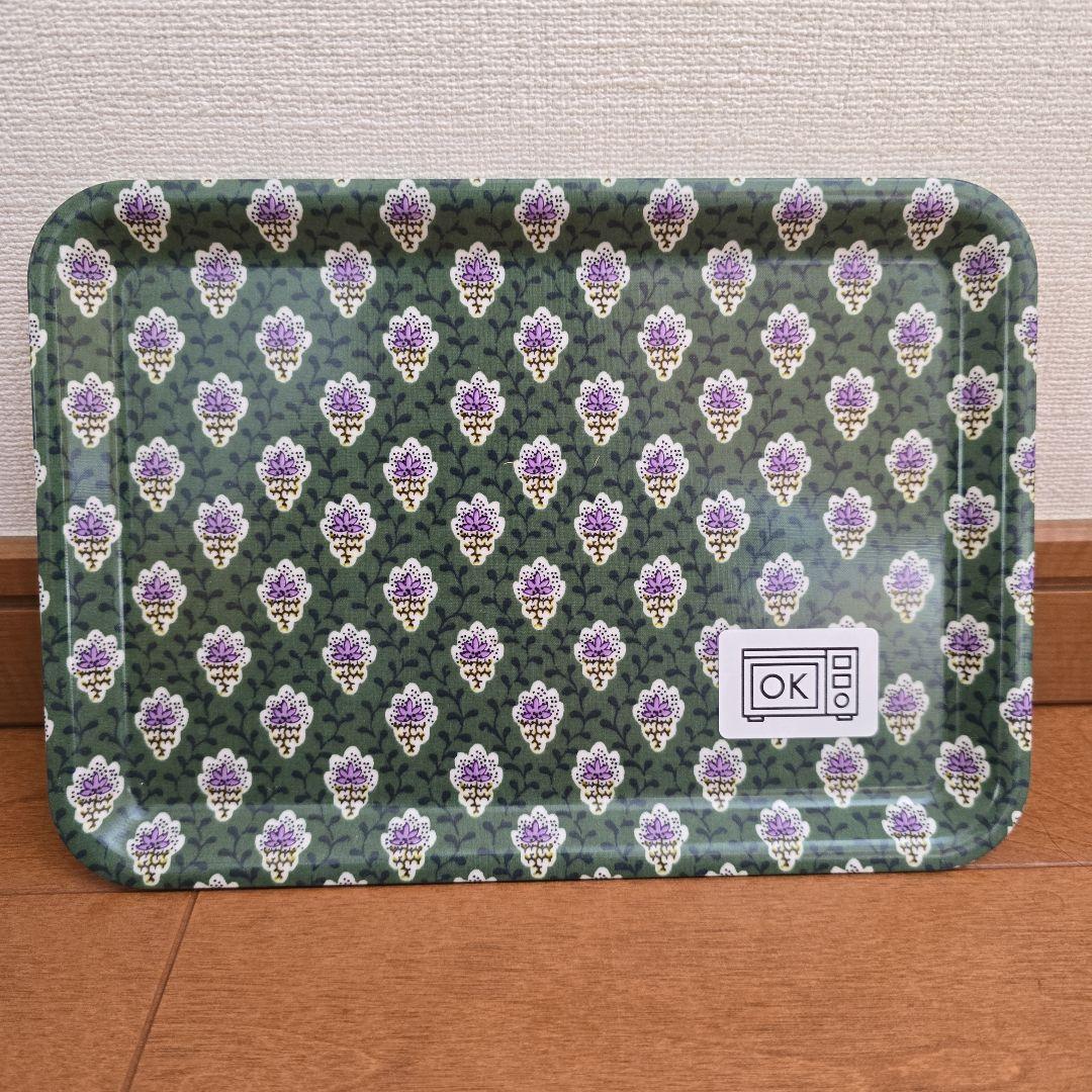 レンジトレー ソレイアード デシャン グリーン 大小 2サイズ トレイ 日本製