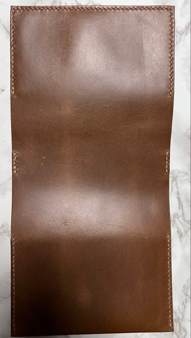 シャグポーチ　本革　ブラウン　ジッポ専用ポケット