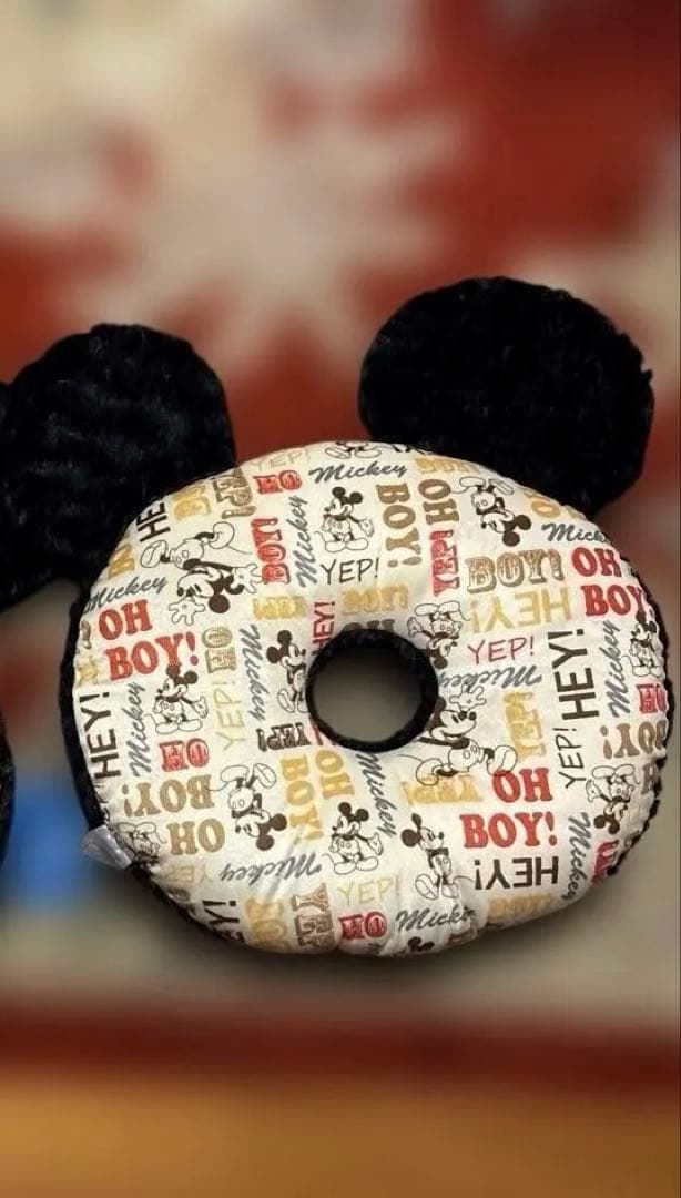 ディズニー ミッキー ミニー ドーナツ クッション 円座クッション