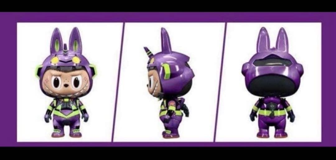 エヴァLABUBU初号機　メタリック　新品未開封　ラブブ