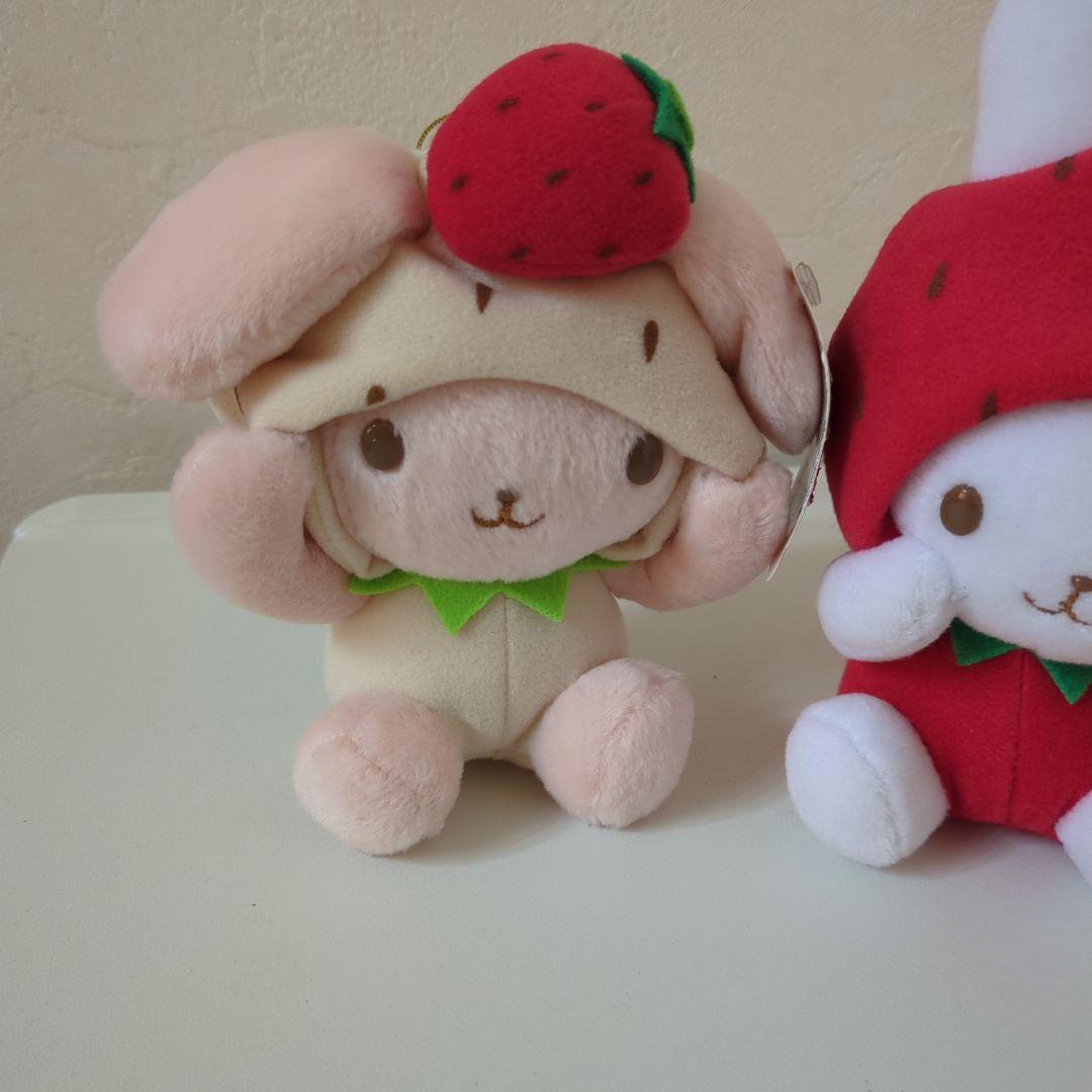 うさずきんいちごプチぬいぐるみ4体セット