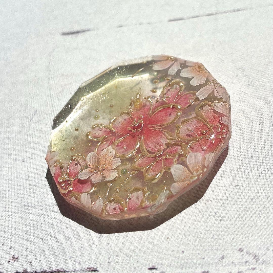 フラワーハンドメイドレジンヘアゴム25