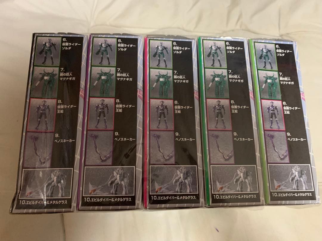 仮面ライダー龍騎ワールド全種類コンプセット　未開封　当時品