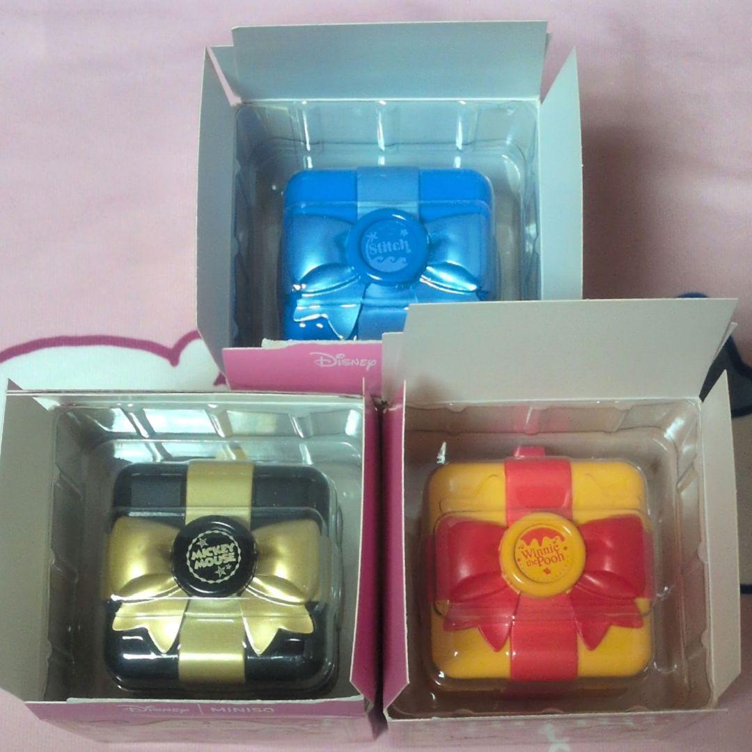 MINISO ディズニー　ロマンティックジェムネックレス　スティッチ　ミッキー