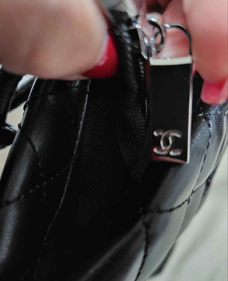 ♡CHANEL♡ ブラック キルティング トートバッグ✨新品✨
