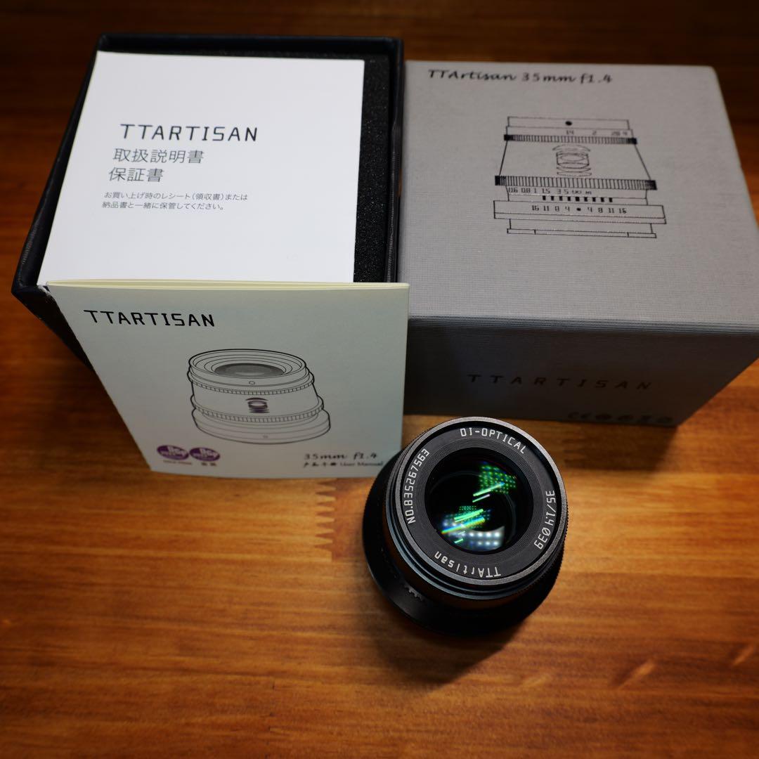 ライカLマウント 銘匠光学 TTArtisan 35mm f1.4 APS-C