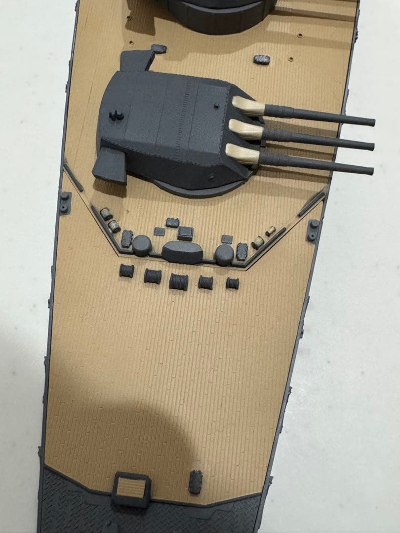 ハセガワ 戦艦大和 1/450 大型プラモデル完成品 塗装済み 塗り分け