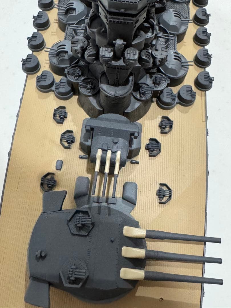 ハセガワ 戦艦大和 1/450 大型プラモデル完成品 塗装済み 塗り分け