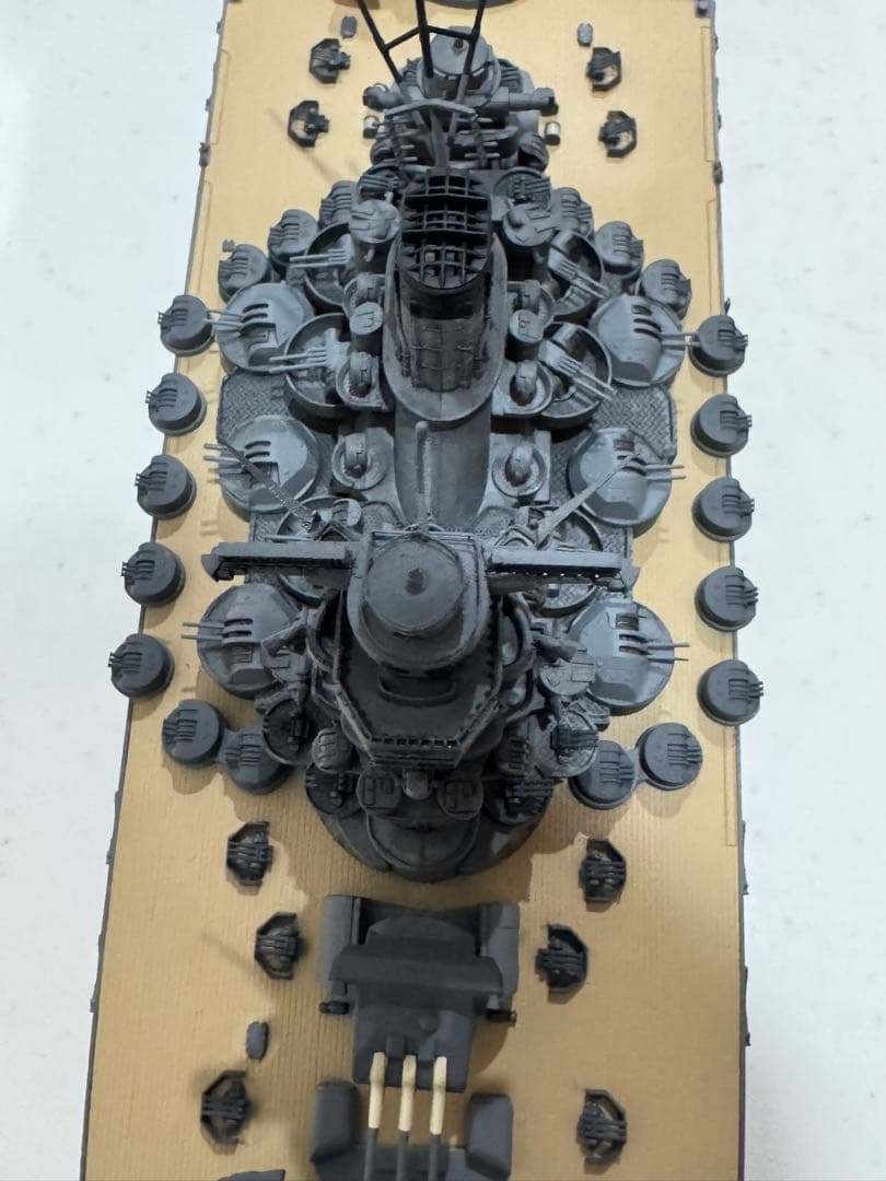 ハセガワ 戦艦大和 1/450 大型プラモデル完成品 塗装済み 塗り分け