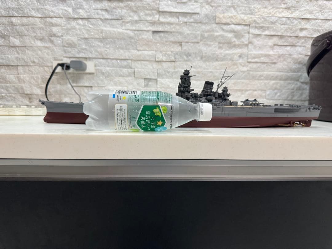 ハセガワ 戦艦大和 1/450 大型プラモデル完成品 塗装済み 塗り分け