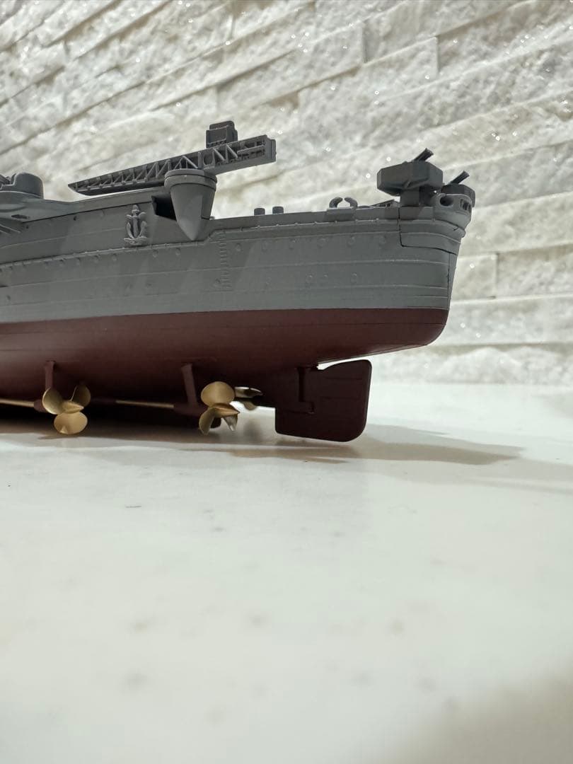 ハセガワ 戦艦大和 1/450 大型プラモデル完成品 塗装済み 塗り分け