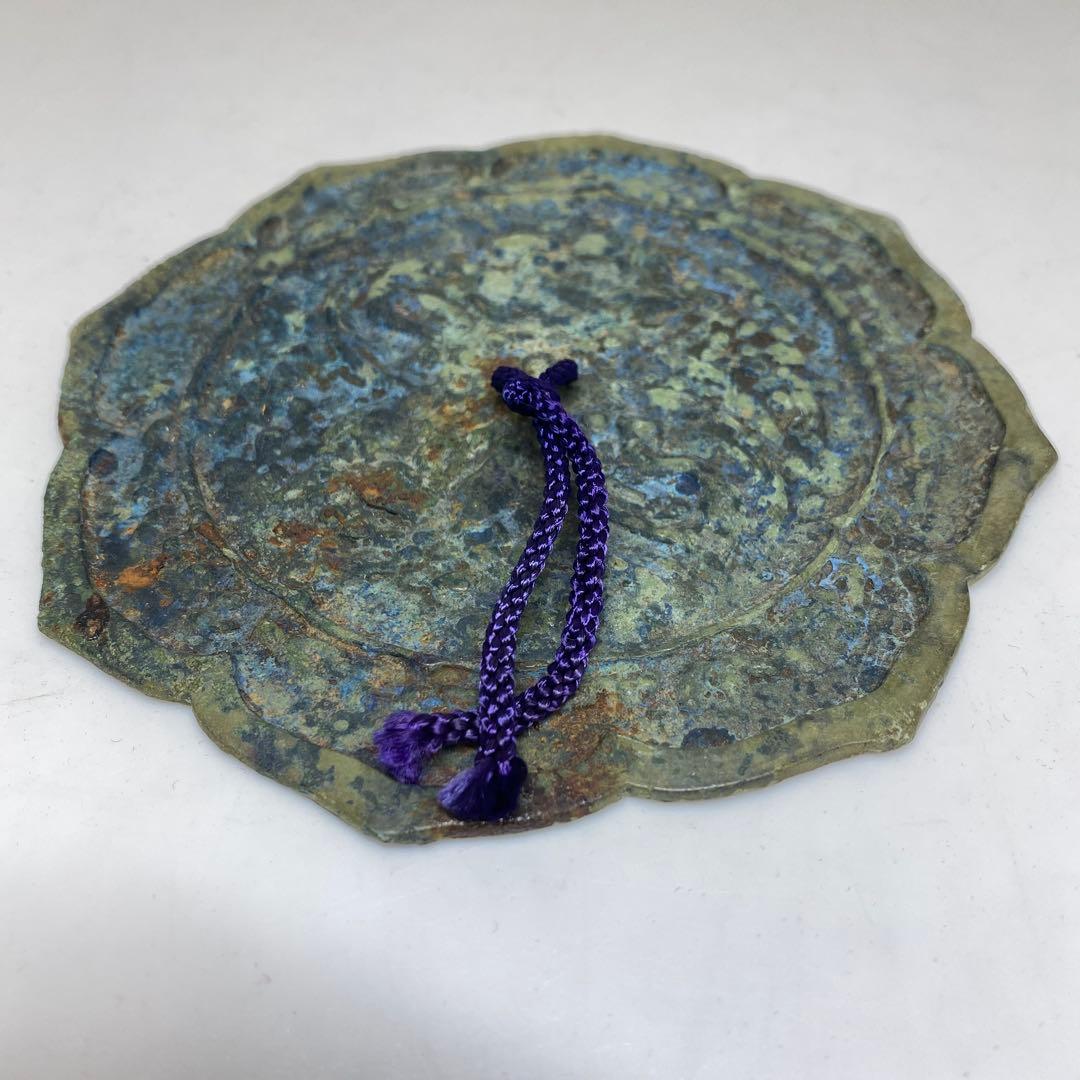 中国漢時代　古銅古鏡　タルサ　127g 東S8-0401☆2F