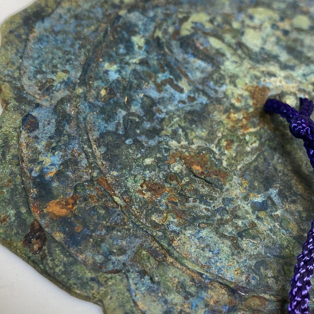 中国漢時代　古銅古鏡　タルサ　127g 東S8-0401☆2F