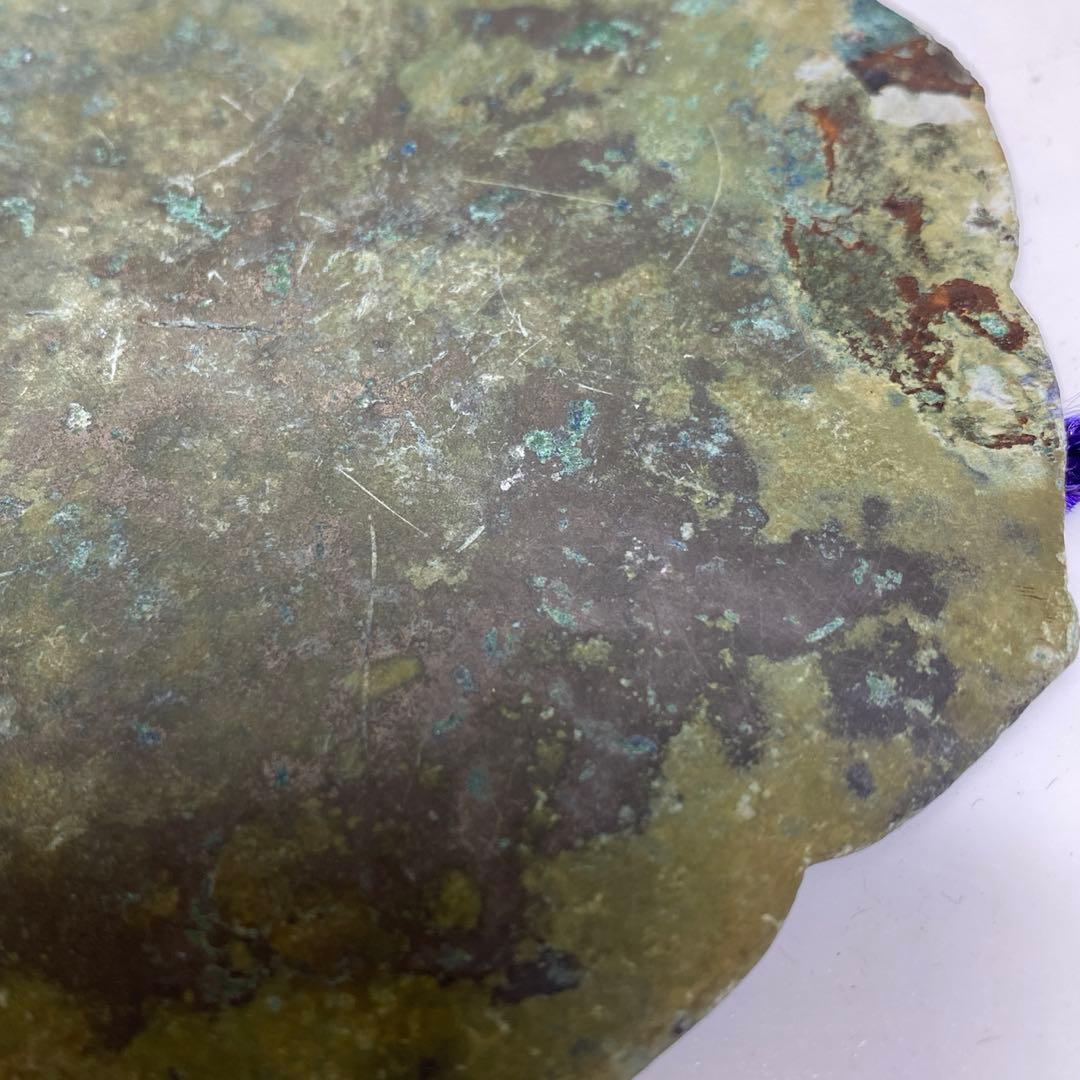 中国漢時代　古銅古鏡　タルサ　127g 東S8-0401☆2F