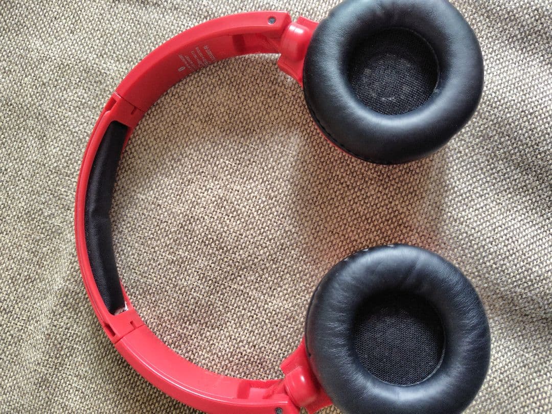 Pioneer ワイヤレスヘッドホン 赤
