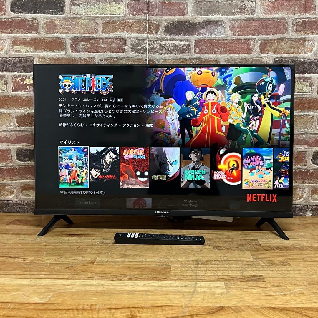 2022年製！32V型 液晶テレビ スマートテレビ 32A40H 動画アプリ搭載