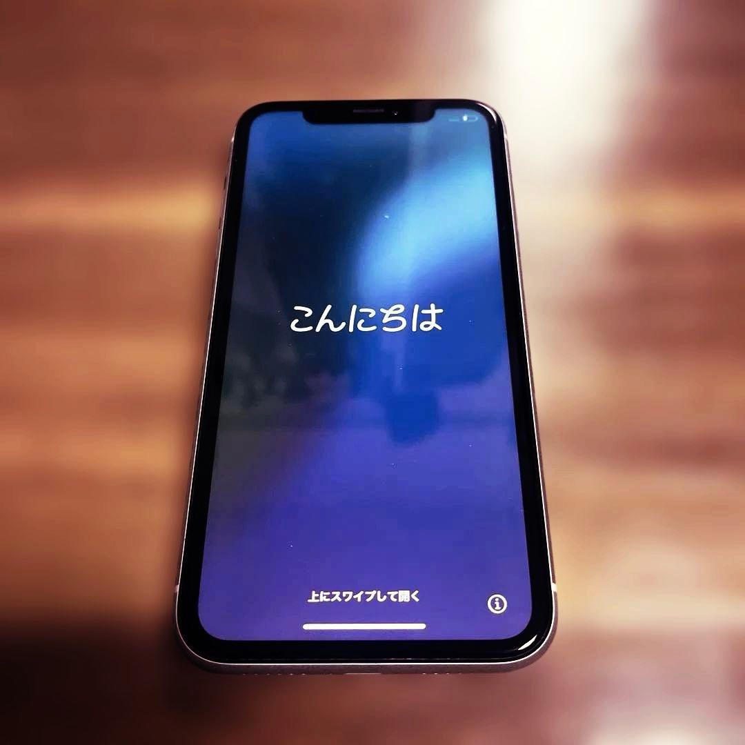 【超美品】Apple iPhoneXR 64GB ホワイト SIMロックあり