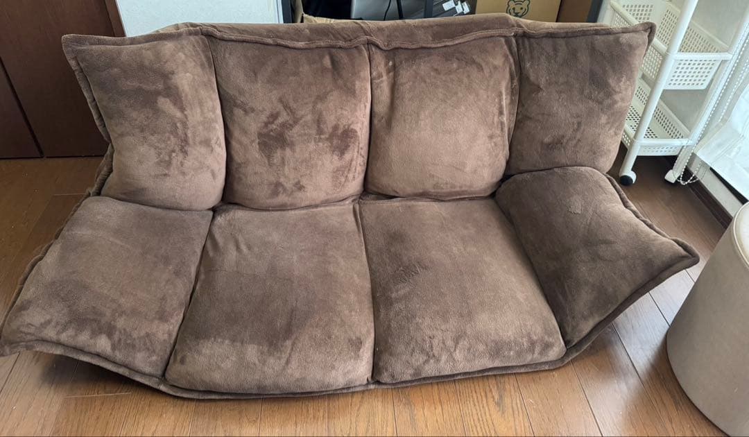 ロウヤ　LOWYA 2人掛け肉厚フロアソファ