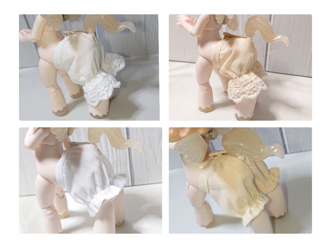 受注生産 アンティーユサイズ しっぽ穴ありドロワーズ かぼちゃパンツ ANTU