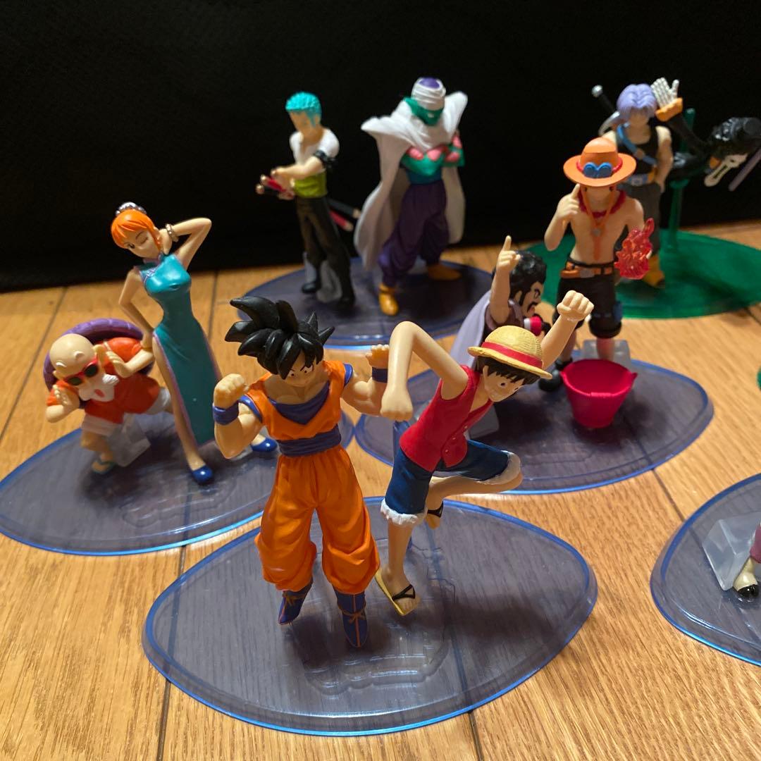 ドラゴンボール・ワンピース フィギュアセット コンプリート　40周年