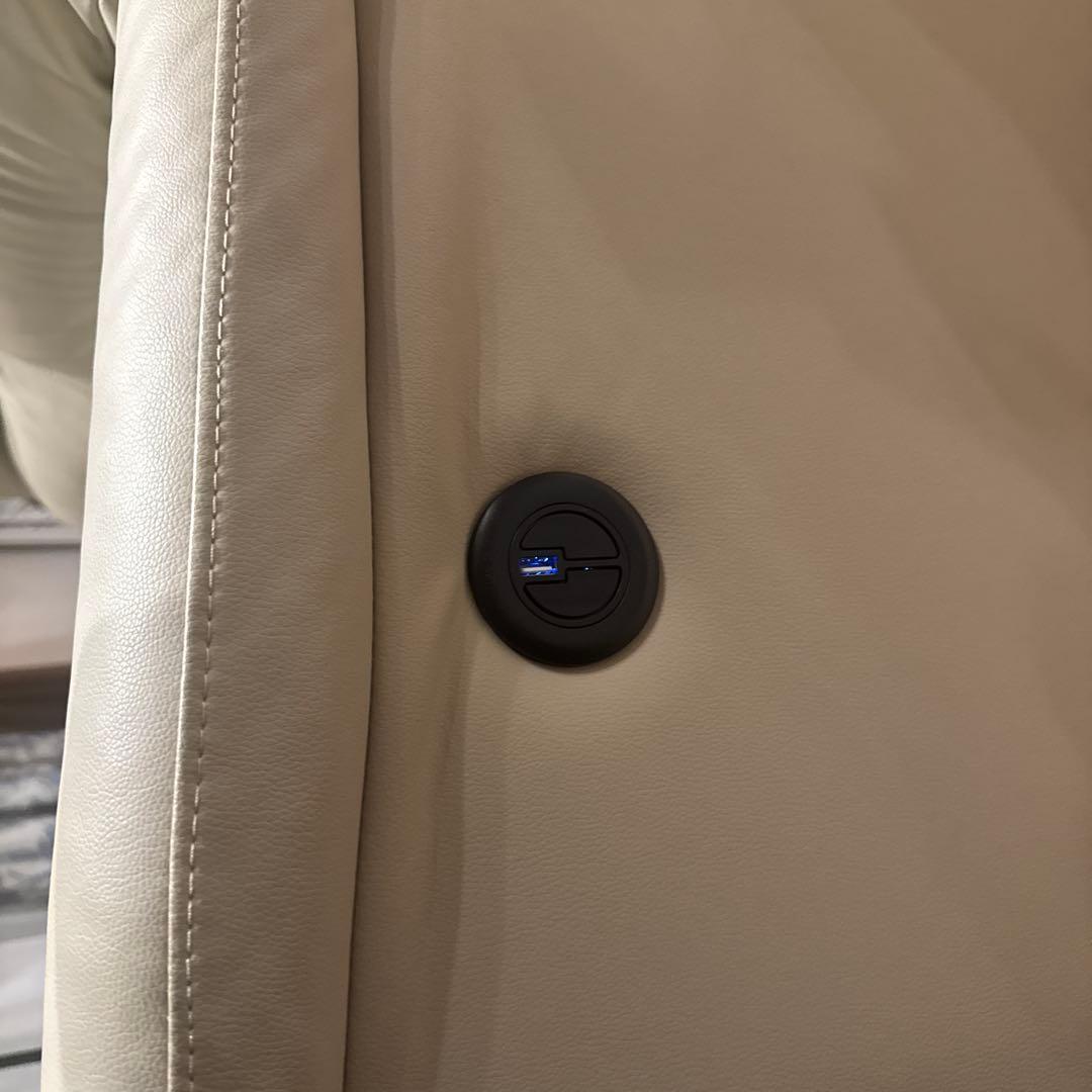 傷・汚れに強い 2人掛け電動リクライニングソファ 合皮タイプ