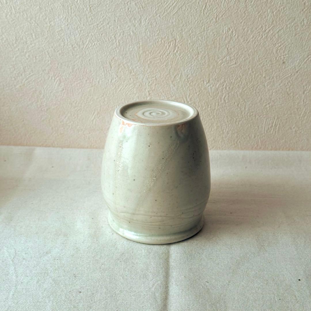 壺田亜矢 壺田和宏　白磁壺　ツール立て