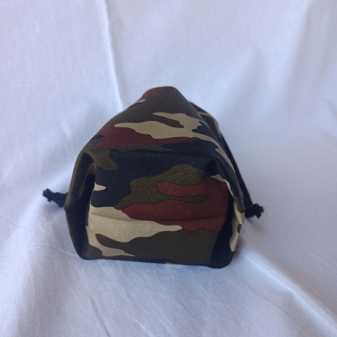 入園入学6点セット 迷彩×ブラックストライプ レッスンバッグ シューズバッグ 他