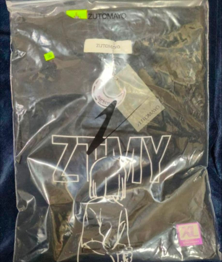 ずとまよ コズミックどろ団子ツアー ニラちゃんTシャツ ブラック XL