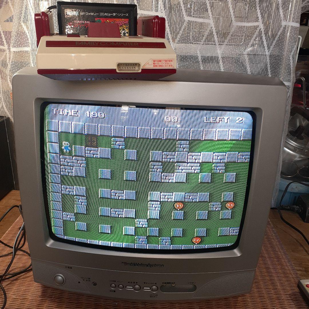 【稼働品】日立 カラーテレビ 14CL-HR8E 2003年製 レトロゲーム用