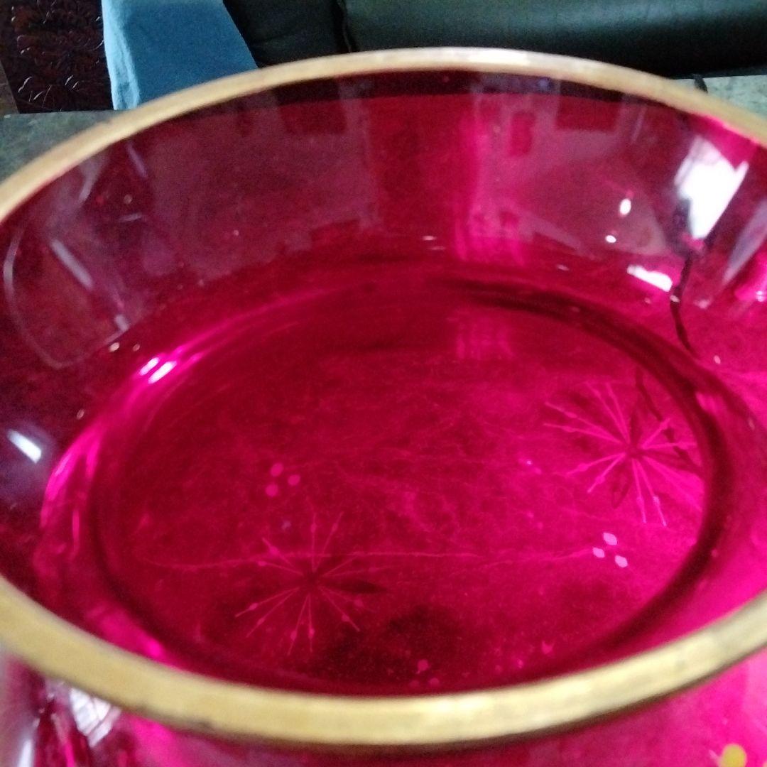 ベネチアン風真っ赤な花瓶