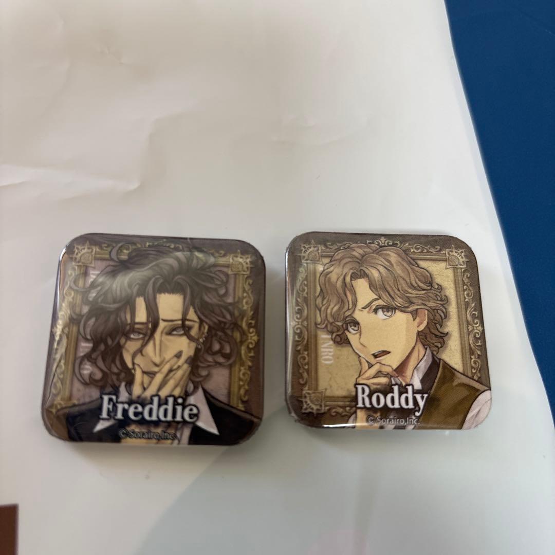 あさひ　人狼　缶バッジ　フレディ、ロディ4個セット