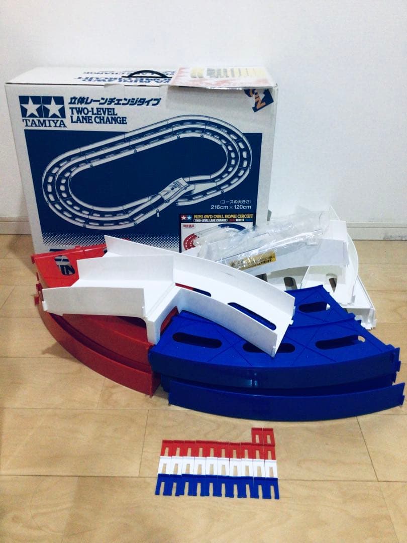 田宮・ミニ四駆・オーバルホームサーキット・94893・限定版トリコロール・美品