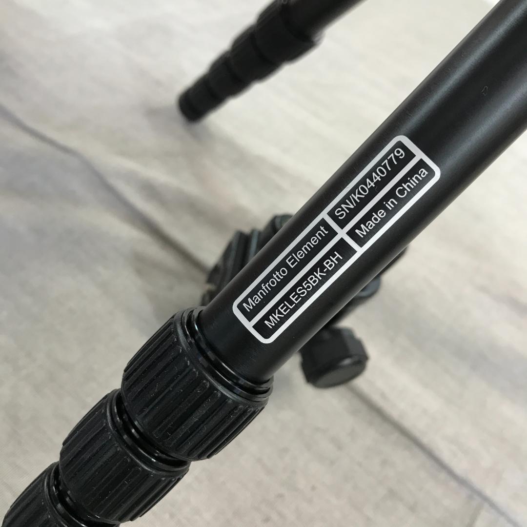 マンフロット(Manfrotto) Elementトラベル三脚 スモール
