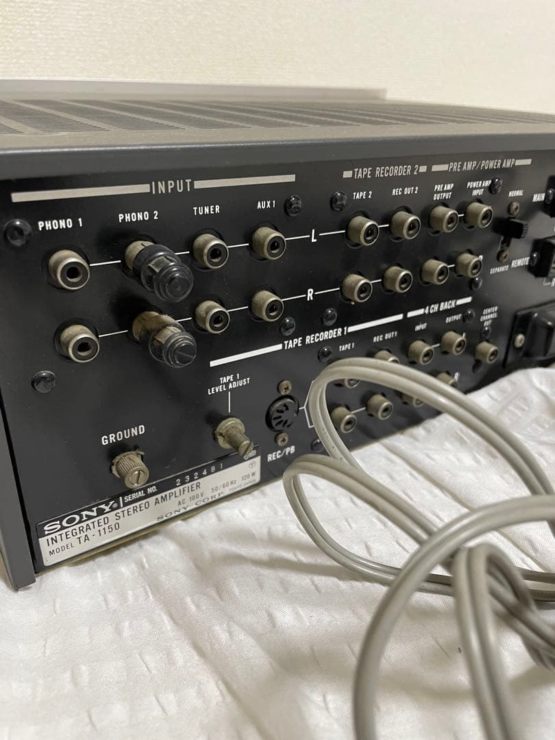 【ジャンク】SONY TA-1150 インテグレーテッドアンプ 本体