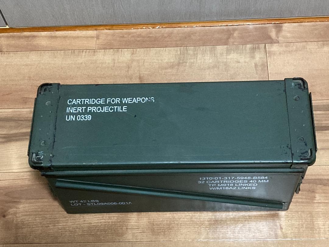 最終値下げ【放出品】米軍・UN調達品 アンモボックス 40MMグレネード弾用