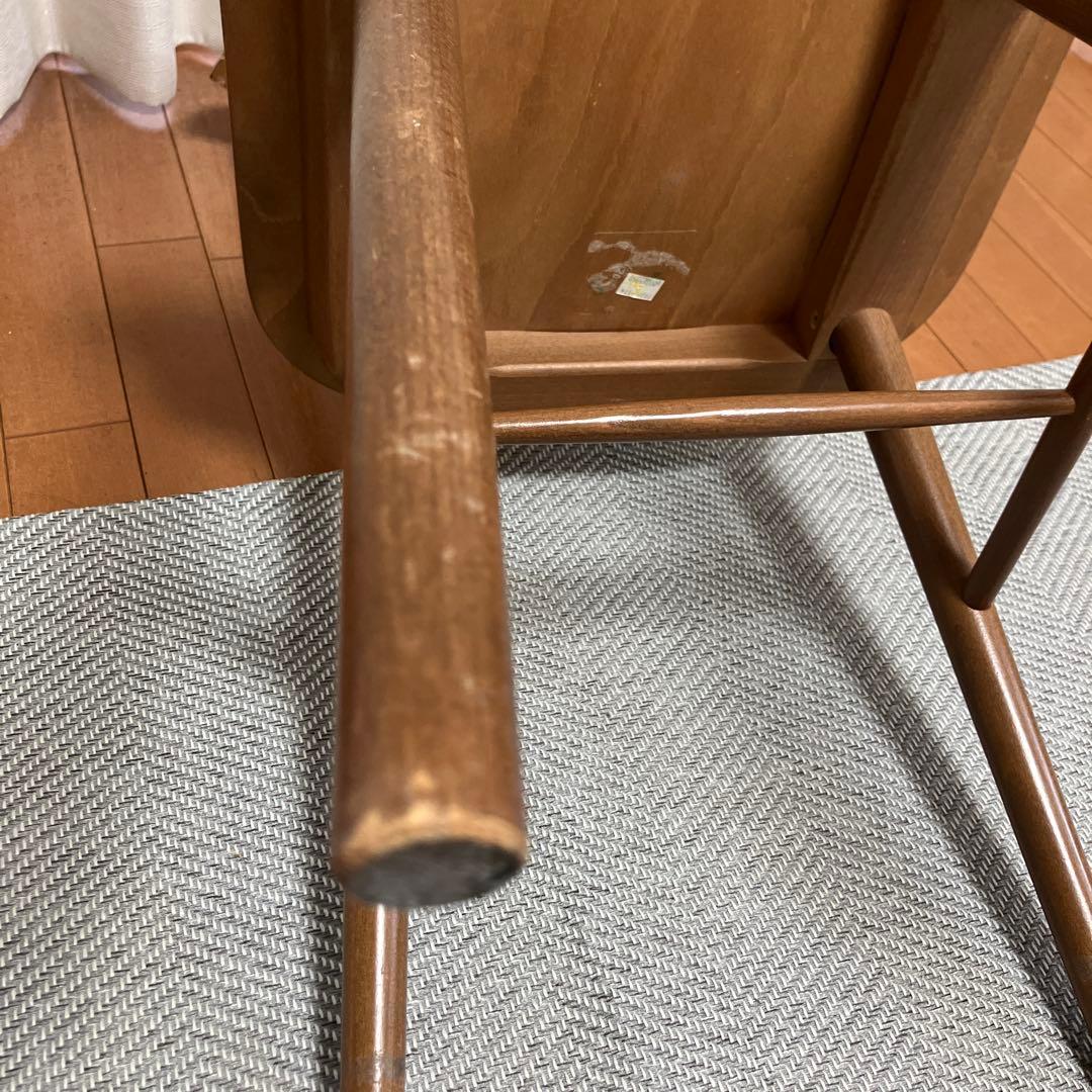 ３月15日まで⭐️[セット限定]NOCE ブラウン木製ダイニングチェア