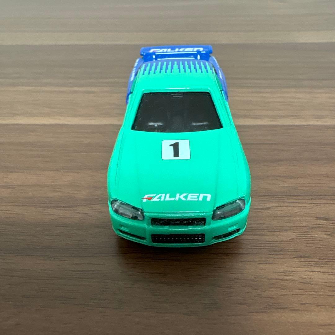 トミカ　特注トミカ　スカイライGTR R34 FALKEN特注