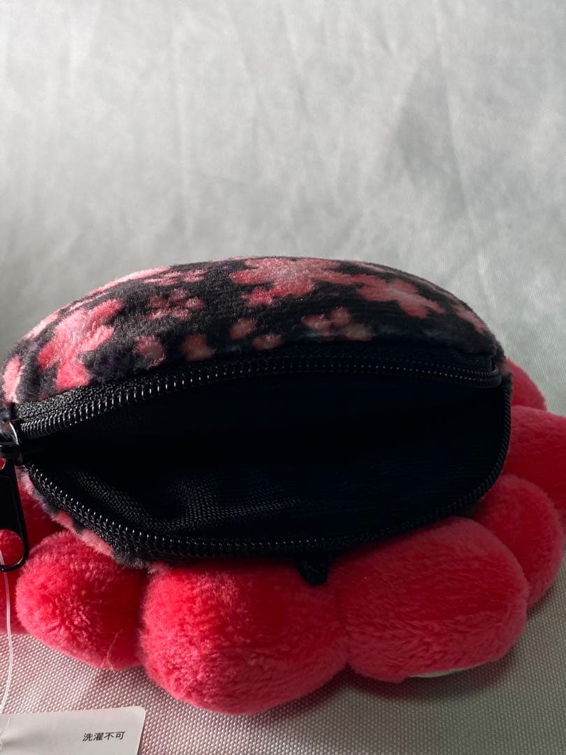 2855❣️ ミャクミャク 桜 小銭入れ 黒 キーホルダー 大阪万博 ブラック