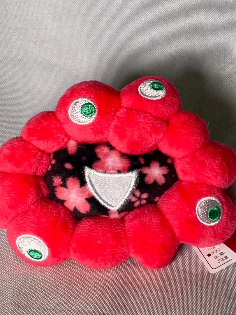 2855❣️ ミャクミャク 桜 小銭入れ 黒 キーホルダー 大阪万博 ブラック