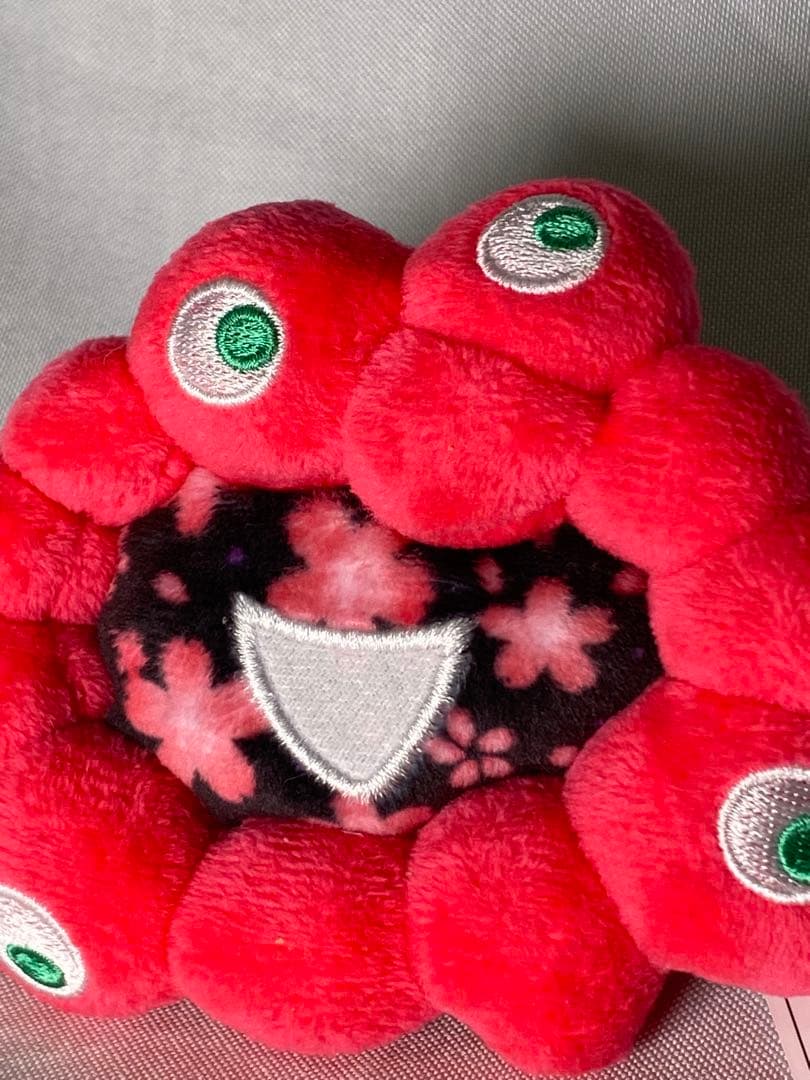 2855❣️ ミャクミャク 桜 小銭入れ 黒 キーホルダー 大阪万博 ブラック