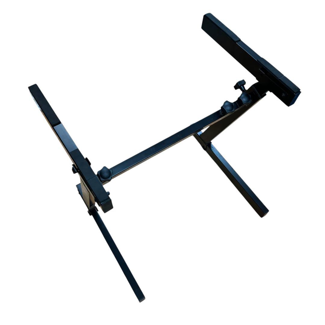 【美品】Roland 電子ピアノ用 シンセサイザー用スタンド 黒 KS-18Z