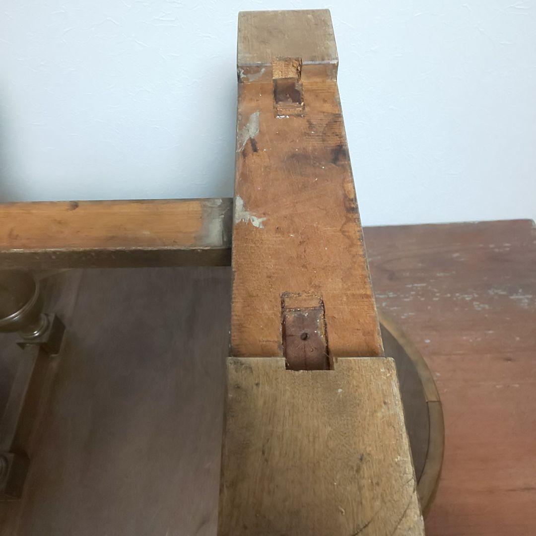 ヴィンテージ 木製 テーブル ラウンドテーブル 店舗什器 ヴィンテージ家具