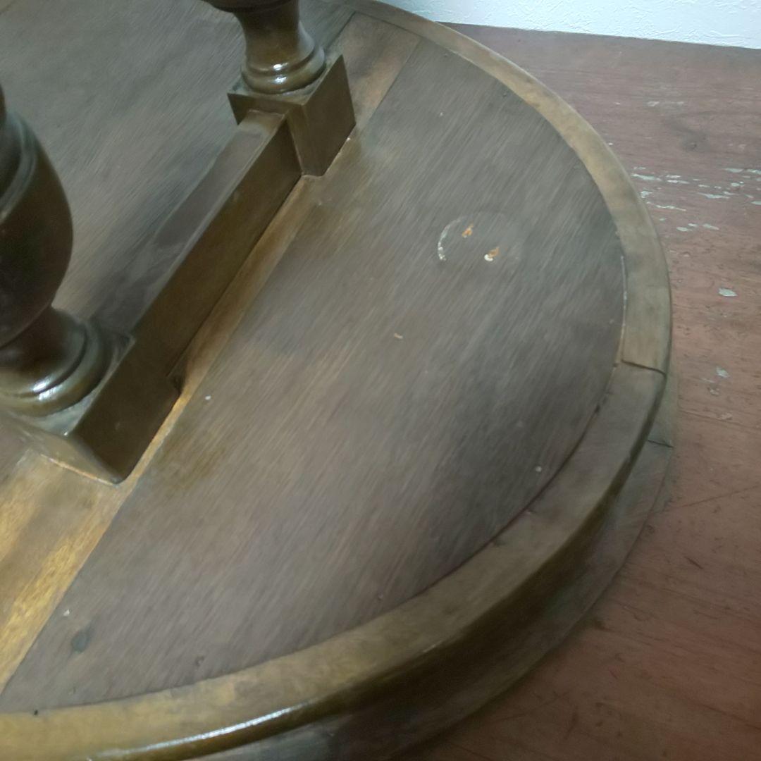 ヴィンテージ 木製 テーブル ラウンドテーブル 店舗什器 ヴィンテージ家具