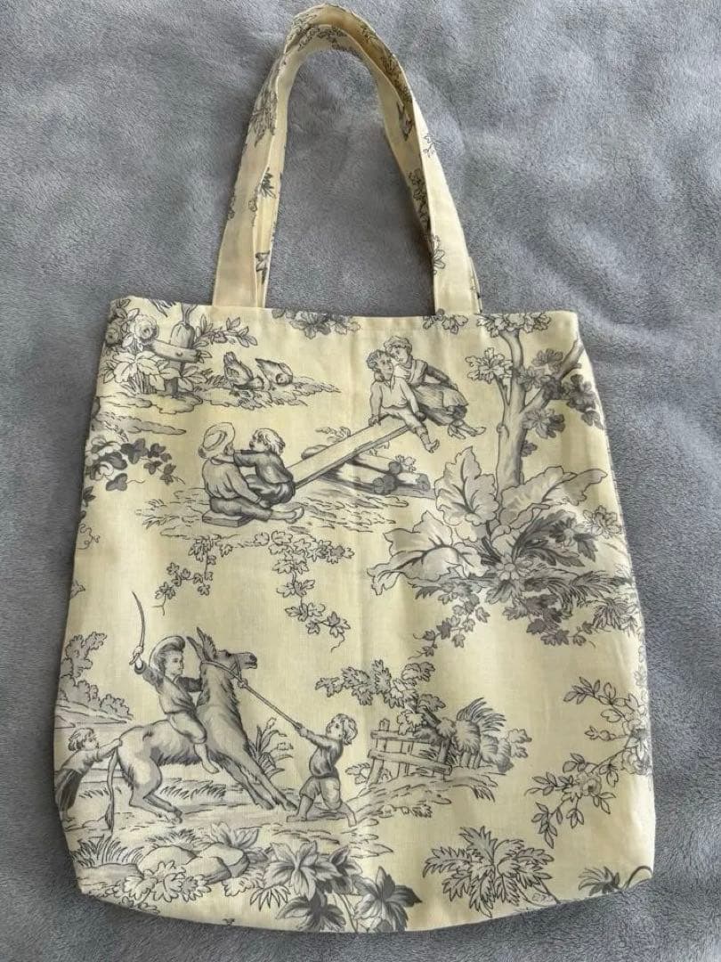 A4サイズトートバッグ　内ポケット２　ハンドメイド