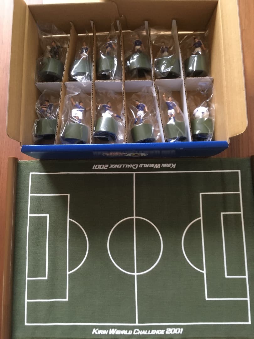 サッカー日本代表2001年ボトルカン&フィギュアセット