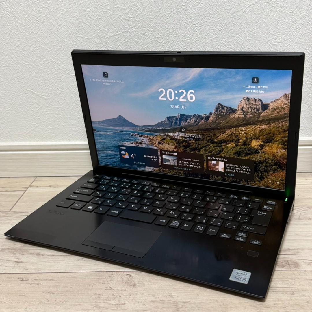 薄型軽量 国産PC♬ VAIO Core i5 10世代 8G SSD256GB