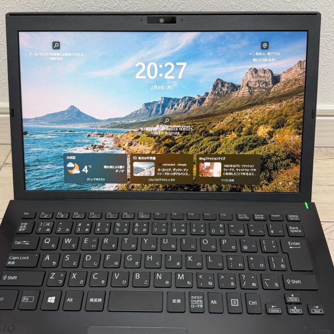 薄型軽量 国産PC♬ VAIO Core i5 10世代 8G SSD256GB