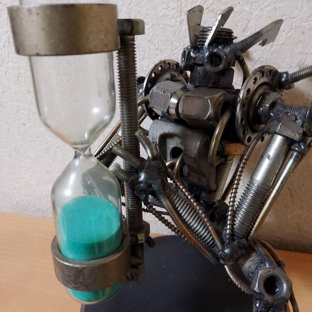 ロボット　砂時計